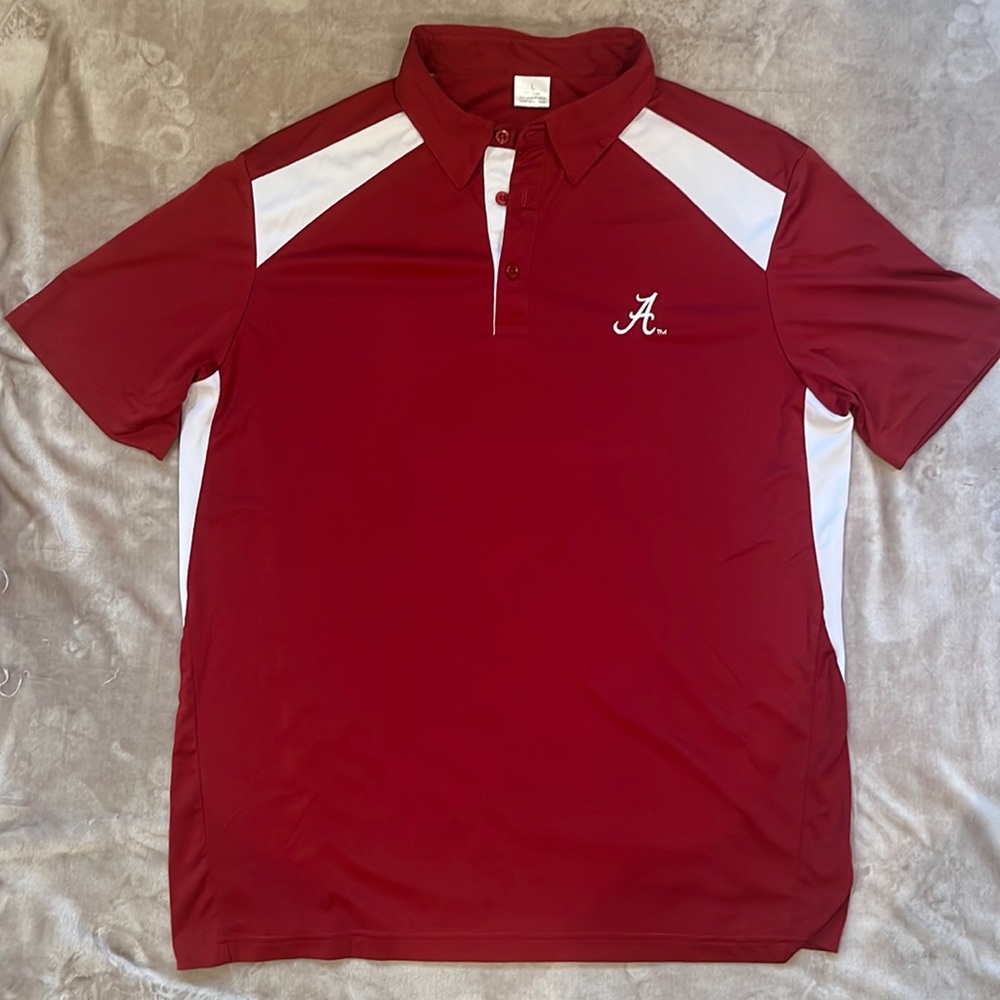University of Alabama College World Dri-Fit collared golf shirt